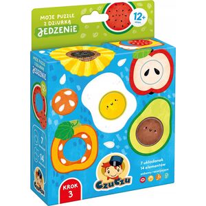 Czuczu Układanka Moje puzzle z dziurkš - Jedzenie