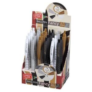 Easy DĹ‚ugopis automatyczny Fancy niebieski 24 szt 838111