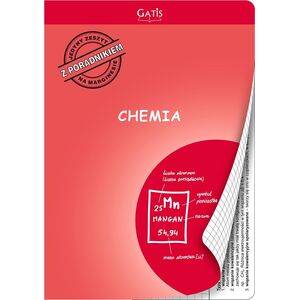 Gatis Zeszyt do chemii A5/60 kartek w kratkÄ™