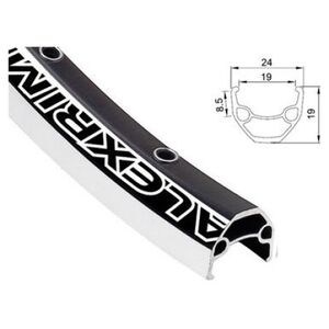 Alexrims Obręcz mtb EN24 27.5"x32 otw.Tubeless Ready H.tarczowy kapslowana czarna (ALX-EN24275)