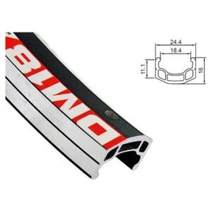 Alexrims Obręcz mtb DM18 26"x32otw. bok CNC kapslowana czarna (ALX-DM1832)