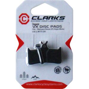 Clarks Okładziny Hamulcowe SHIMANO HOPE (Shimano XT 755-756, M775, Hope Mono 4, 5) Organiczne (CLA-VX801C)
