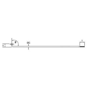 Cn Spoke Szprychy CNSPOKE STD14 2.0-2.0-2.0 stal nierdzewna 224mm czarne + nyple 144szt. - CN-STD224C