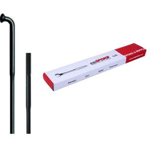Cn Spoke Szprychy DB454 2.0-1.8-2.0 stal nierdzewna 250mm czarne + nyple 144szt.