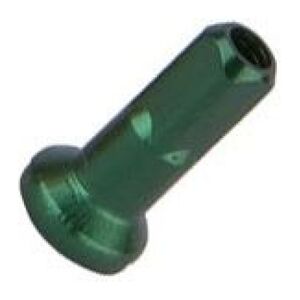 Cn Spoke Nyple AN12 12mm aluminiowe zielone 144szt.