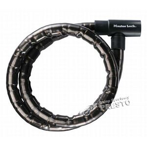 MasterLock Zapięcie rowerowe MASTERLOCK QUANTUM 8115 22mm 120cm KLUCZYK czarne - MRL-8115EURDPS