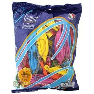 GoDan Balon pastel PiĹ‚ka z nadrukiem Lux mix kolorĂłw 50 sztuk. GPBD1/ASL50.