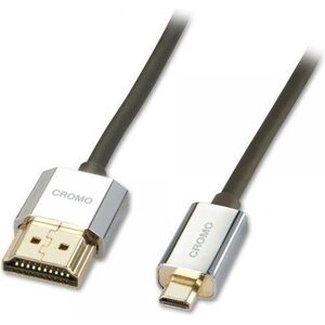 Kabel Lindy HDMI Micro - HDMI 1m srebrny (41681)