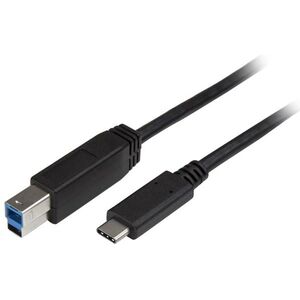 Kabel USB StarTech USB-C - USB-B 2 m Czarny (USB315CB2M)