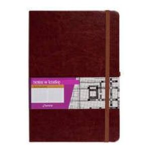 Antra Notes A4 w kratkę Formalizm brązowy