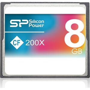 Karta Silicon Power 200x Compact Flash 8 GB  (SP008GBCFC200V10)