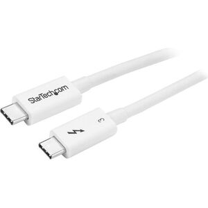 Kabel USB StarTech USB-C - USB-C 0.5 m Biały (TBLT34MM50CW)