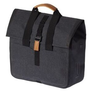Basil Sakwa miejska pojedyncza URBAN DRY SHOPPER 20L, mocowanie na haki, wodoodporny poliester, charcoal melee (BAS-17658)