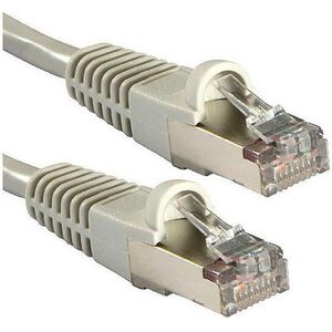 Lindy Patchcord, Cat6A, S/FTP, PIMF, LSOH, 1m, szary (47132)