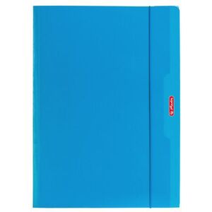 Herlitz Teczka A4 z gumką niebieski Color Blocking (174044)