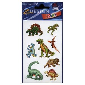 Zdesign Naklejki papierowe - Dinozaury (106442)