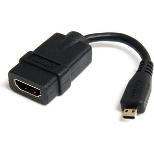 Adapter AV StarTech HDMI Micro - HDMI czarny (HDADFM5IN)