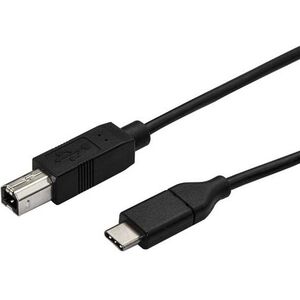 Kabel USB StarTech USB-C - USB-B 0.5 m Czarny (USB2CB50CM)