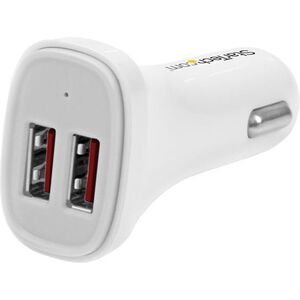 Ładowarka StarTech 2x USB-A 4.8 A  (USB2PCARWHS)