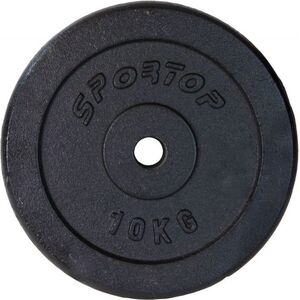 Sportop obciążenie żeliwne czarne 10 kg fi28