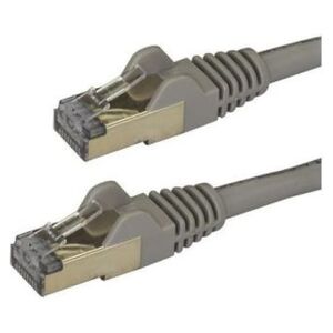 StarTech Patchcord CAT6A, STP, 0.5m, szary (6ASPAT50CMGR)