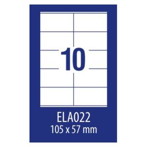 Avery Zweckform ETYK.ZF ECONOMY 105X57MM 022 100ARK ETYKIETA E100 ELA022 - ELA022