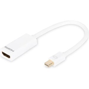 Adapter AV Digitus DisplayPort Mini - HDMI biały (DB-340404-001-W)