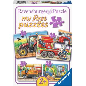 Ravensburger Puzzle 2/4/6/8el W pracy (069545)