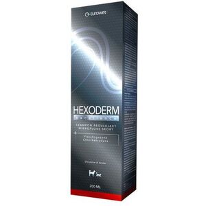 EUROWET Hexoderm Excellence - szampon regulujący mikroflorę skóry z fitosfingozyną i chlorheksydyną dla kota i psa 200ml