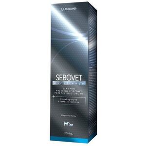 EUROWET Sebovet Excellence - szampon przeciwłupieżowy i przeciwłojotokowy dla kota i psa 200ml
