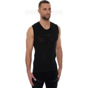 Brubeck Koszulka męska base layer bez rękawów grafitowa r. L (SL10100)