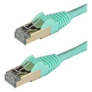 StarTech Patchcord CAT6A, STP, 2m, błękitny (6ASPAT2MAQ)
