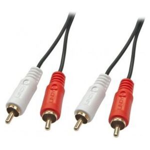 Kabel Lindy RCA (Cinch) - RCA (Cinch) 10m czarny (35664)
