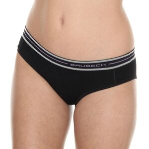 Brubeck Figi damskie hipster Active Wool czarne r. XL (HI10190)