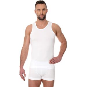 Brubeck Koszulka męska Comfort Cotton biała r. L (TA00540A)