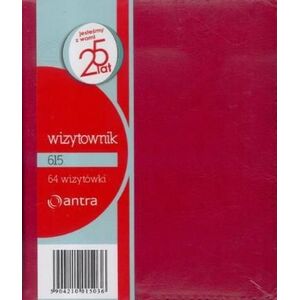Antra Wizytownik 64 dwuklatkowy 615 czerwony ANTRA - 233384