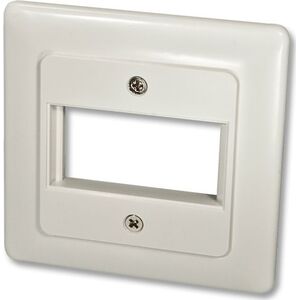 Lindy Face Plate DE for 1 SnapIn Module Face plate with cover 80x80 - 60545