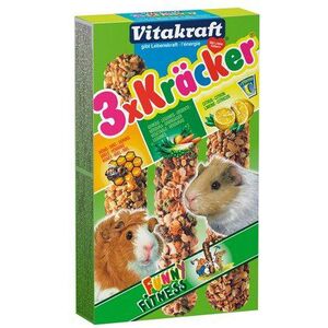Vitakraft Kracker 3szt Świnka morska Mix - Miód/Warzywa/Cytryna 168g