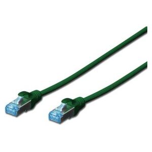 Digitus ID produktu: 1537874 Patchcord CAT 5e, SF-UTP, 0.5m, zielony (DK-1531-005/G)