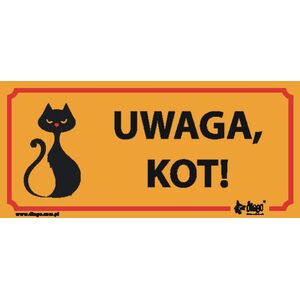 Dingo DINGO TABL.OSTRZ.UWAGA KOT 17211 - 49969