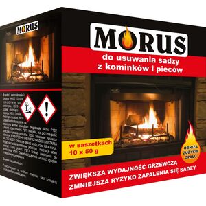 Bros Morus - proszek do usuwania sadzy z kominków i pieców 50g