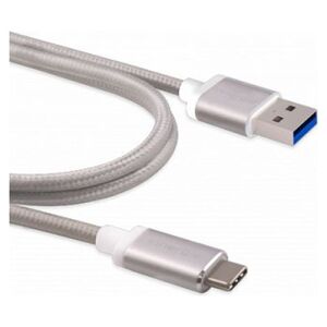 Kabel USB Innergie USB-A - USB-C 1 m Srebrny (3082186500)