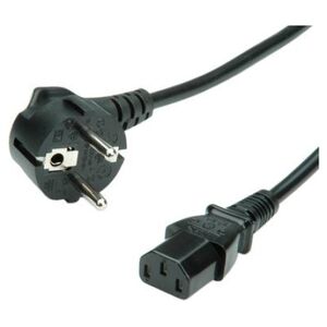 Kabel zasilający Roline 1.8m. czarny (19.08.1018)