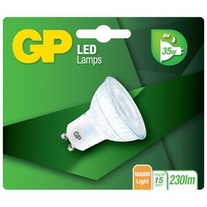 GP Lighting LED Reflector GU10, Glass, 4W (080169-LDCE1)