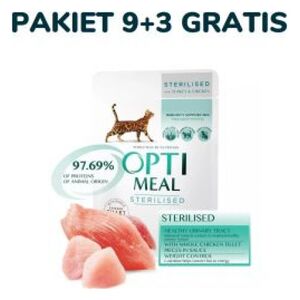 Optimeal Optimeal Kot Saszetka 85g Adult Indyk+kura Sterilised