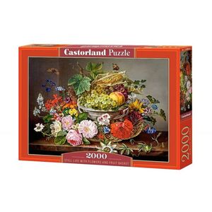Castorland 2000 elementów Koszyk owoców i kwiatów (GXP-620369)