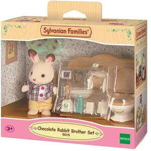 Figurka Epoch Sylvanian Families Zestaw z bratem królików z czekoladowymi uszkami (5015)