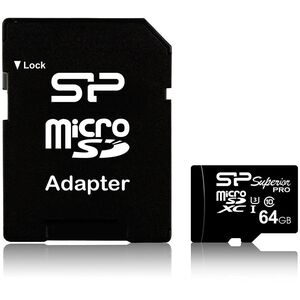 Karta Silicon Power Superior Pro MicroSDXC 64 GB Class 3 UHS-I  (SP064GBSTXDU3V10SP)