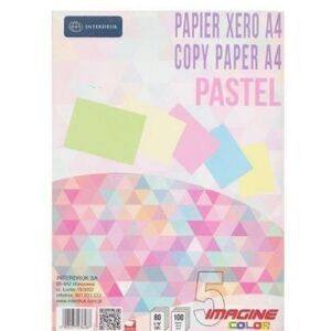 Interdruk Papier ksero A4 80g Mix kolorów Pastel 100 arkuszy