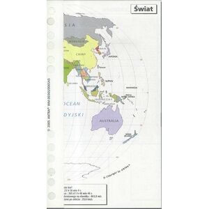 Antra Wkład do organizera A5 mapa świata (270068)